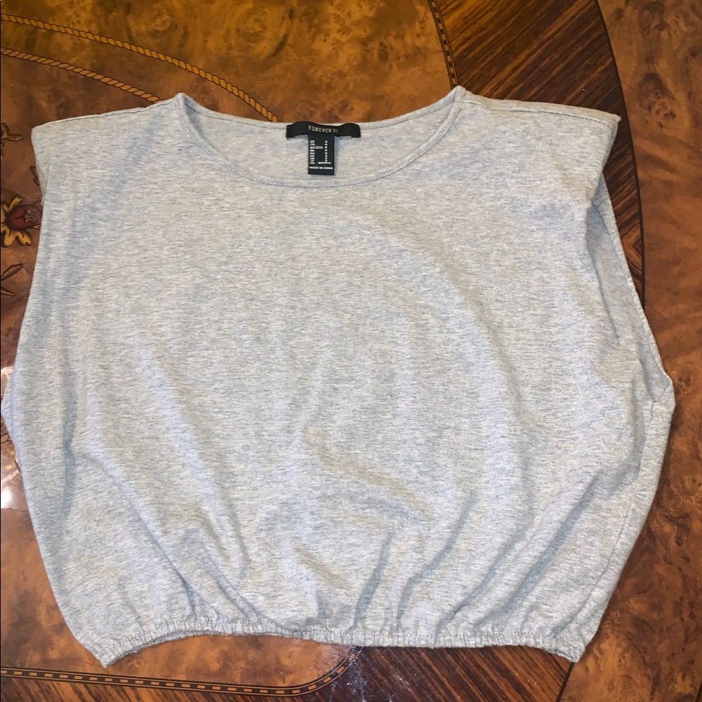 Forever 21 Crop Top with padded shoulders
